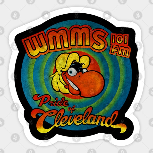 Vintage WMMS FM Radio Station Sticker by Native Culture